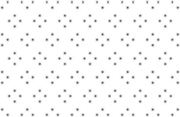 Ornamental seamless pattern in oriental style with minimalist floral line art, small geometric diamond shapes, and subtle abstract vector symmetry