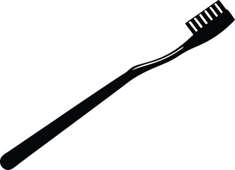  toothbrush silhouette vector