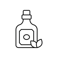 Herbal Liquor vector icon
