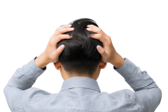 ビジネス　悩む男性