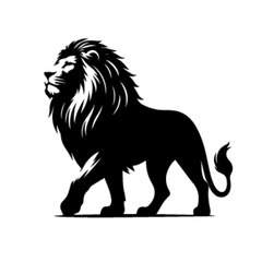 Lion No 18 – Fierce Jungle Predator Lion Vector with Bold Detail