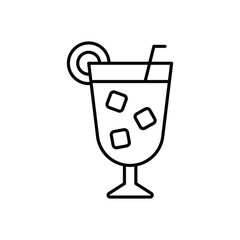 Blue Hawaii vector icon