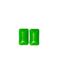 green bubble gums isolated on transparent background, png