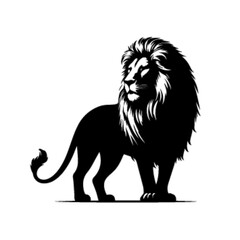 Lion No 20 – Wild King Lion Vector with Intense Roaring Energy