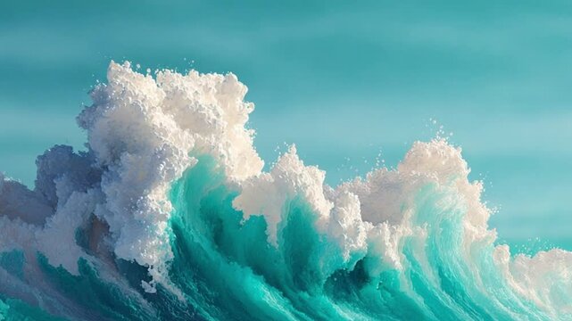 intense vector splash water erupting upward 4K Videos