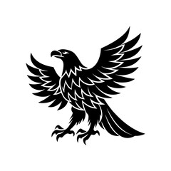 Fototapeta premium Eagle clipart on white background vector illustration