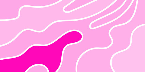 Abstract Pink and Magenta Background with Organic Shapes