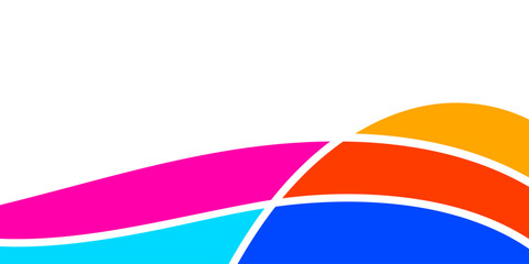 Abstract Colorful Wave Design (2)