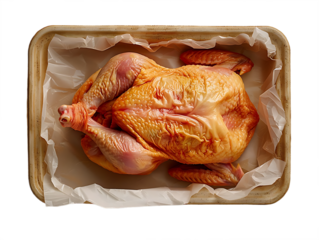 Fresh chicken meat poultry type isolated on transparent picture