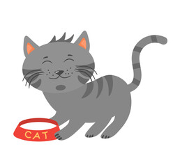 png digital artwork of domestic cat felino mammal pet playful tail fur cute isolated vector transparent background cartoon character icon sticker drawing animal red white beauty

