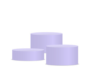 png isolated winner podium set with steps stair and platform on grey background vector realistic three-dimensional circular display pedestal scene showroom table exhibition prizes award


