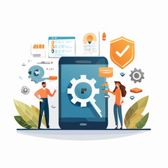 business infographics vector illustration