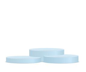 png realistic isolated stage pedestal with stairs circular platform vector showroom white background geometric display event exhibition awards competition object transparent scene table

