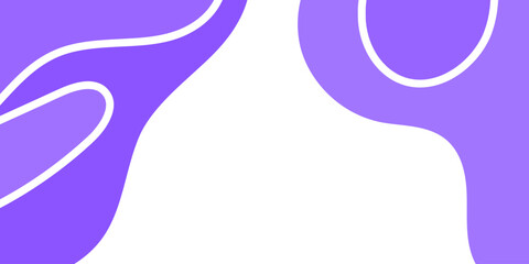 Abstract background of overlapping, flowing, lavender shapes with white outlines