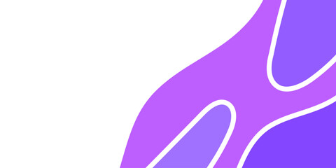 Abstract lavender and purple layered curves