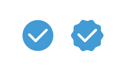 Blue Tick Icons
