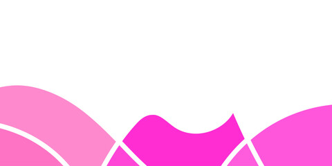 Abstract geometric shapes in shades of pink