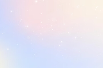 Fantasy background in sparkling stars. Vector illustration for children.sparkling surface, Bright particles on a rainbow background.