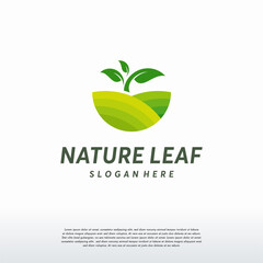 Nature Leaf logo designs concept vector, Agriculture logo