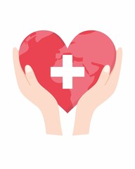 illustration icon heart medical