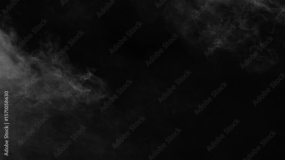 Poster very subtle, dark fog textures linger in corners of black screen. minimalist overlay for creating a 