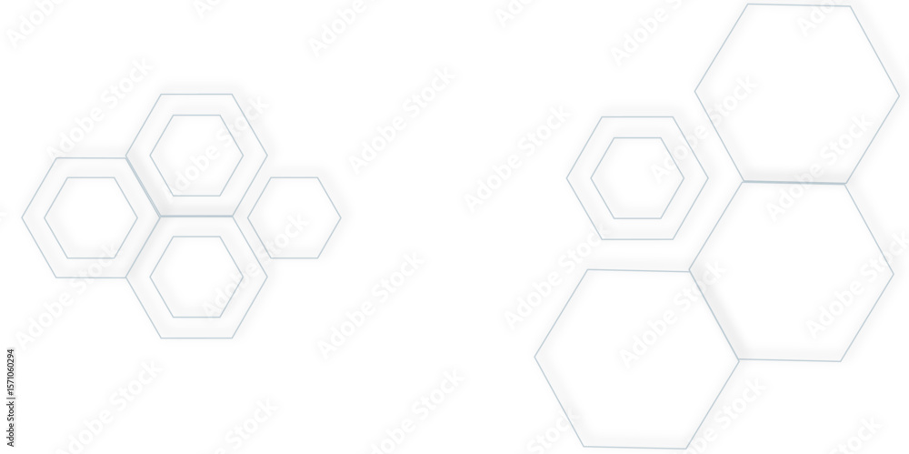 Aufkleber abstract geometric technology out color line hexagon polygonal honeycomb luxury pattern vector backg