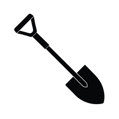 Compact Shovel Icon Vector Illustration