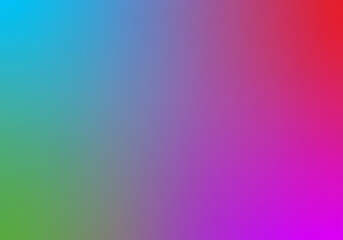 A vibrant gradient background with a blend of green blue purple and red colors smoothly transitioning