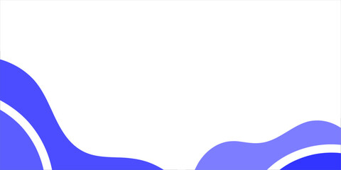 Abstract background with soft, flowing, light-blue waves on a white backdrop