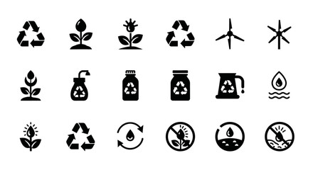 Holistic Health and Wellness Colored Outline Icon Set