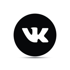 vk or wk letter logo design icon