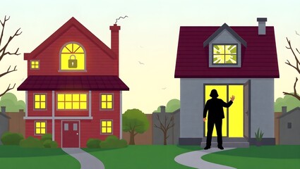 Secure vs Vulnerable Home