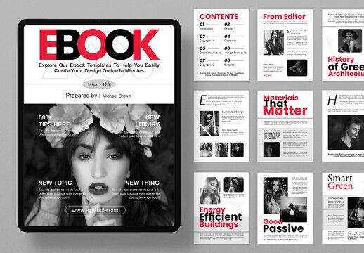 Minimal Fashion E Book Template