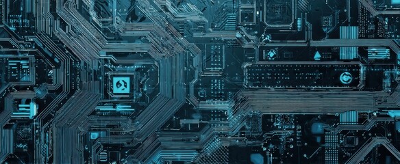 The Intricate Circuit Board Design Highlighting Modern Technological Innovation