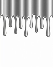 Fototapeta premium Dripping Silver Liquid Metal Texture Background
