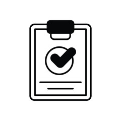 Clipboard  vector icon