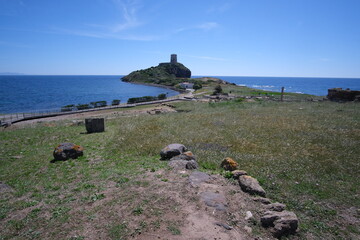 Sardinia, diverse island with landscapes, beaches and art in the Mediterranean

