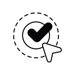 Click  vector icon