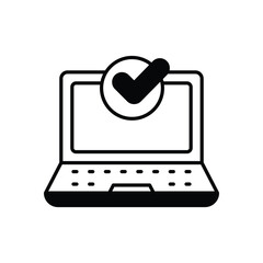 Laptop  vector icon
