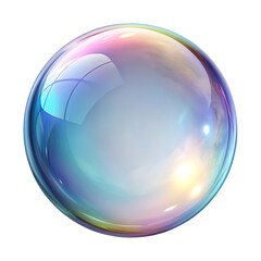 Transparent bubble. Soap bubble isolated on white background , PNG
