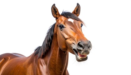 Stunning Chestnut Horse Portrait A Majestic Equine Image