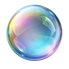 Transparent bubble. Soap bubble isolated on white background , PNG