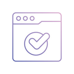Website vector icon