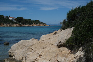 Sardinia, diverse island with landscapes, beaches and art in the Mediterranean

