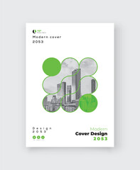 Corporate Book Cover Design Template in A4. Can be adapt to Brochure, Annual Report, Magazine, Poster, Business Presentation, Portfolio, Flyer, Banner, Website.