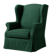 Tailored fit wingback chair cover, perfect for restoring the classic look in an elegant drawing room.
