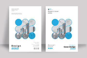 Corporate Book Cover Design Template in A4. Can be adapt to Brochure, Annual Report, Magazine, Poster, Business Presentation, Portfolio, Flyer, Banner, Website.