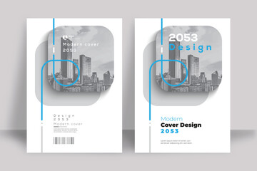 Corporate Book Cover Design Template in A4. Can be adapt to Brochure, Annual Report, Magazine, Poster, Business Presentation, Portfolio, Flyer, Banner, Website.