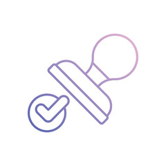 Stamp  vector icon