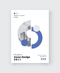 Corporate Book Cover Design Template in A4. Can be adapt to Brochure, Annual Report, Magazine, Poster, Business Presentation, Portfolio, Flyer, Banner, Website.